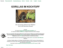Tablet Screenshot of bushmeat-kampagne.de